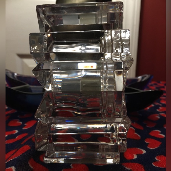 MIKASA Standing Crystal Clock. - Picture 3 of 10